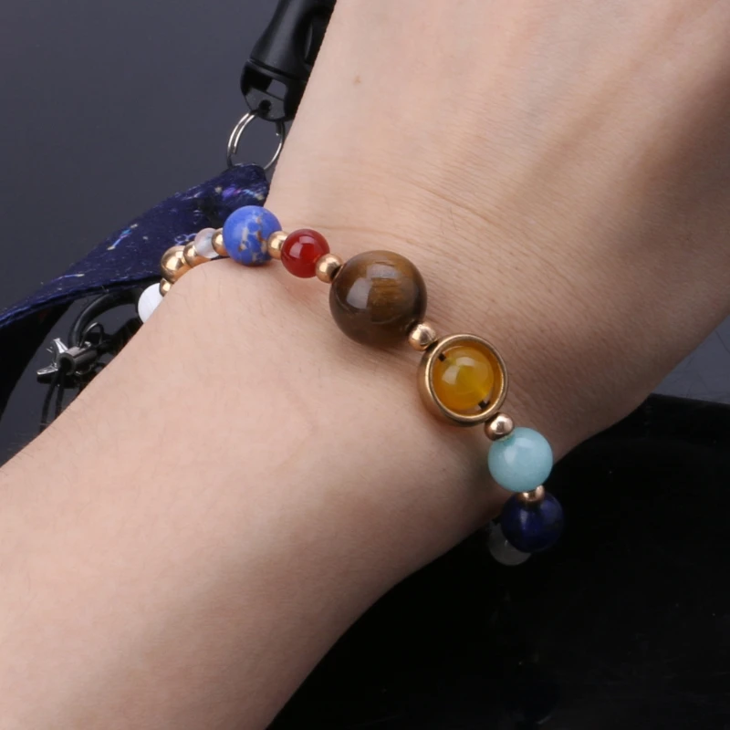 

Solar System Bracelet Universe Galaxy The Eight Planets Guardian Star Bracelets