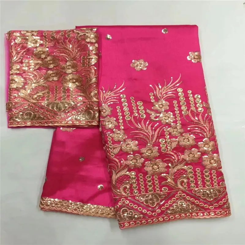 

Sequins George Lace High quality george lace fabric with net lace fabric blouse red for wedding dress green LXE101710