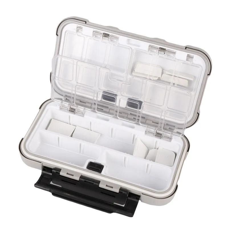 

Tackle Fishing Accessories Box 20*12*5cm Fishing Tackle 20CM Fishing Tackle Box Compartments 3Color Fish Lure Line Hook Fishing