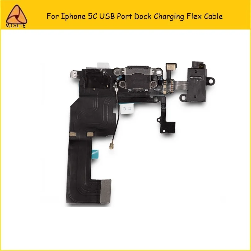 for iPhone 7 plus 7Plus Charger Charging Port Dock USB Connector Flex Cable Headphone Audio Jack Flex Ribbon Repair Parts