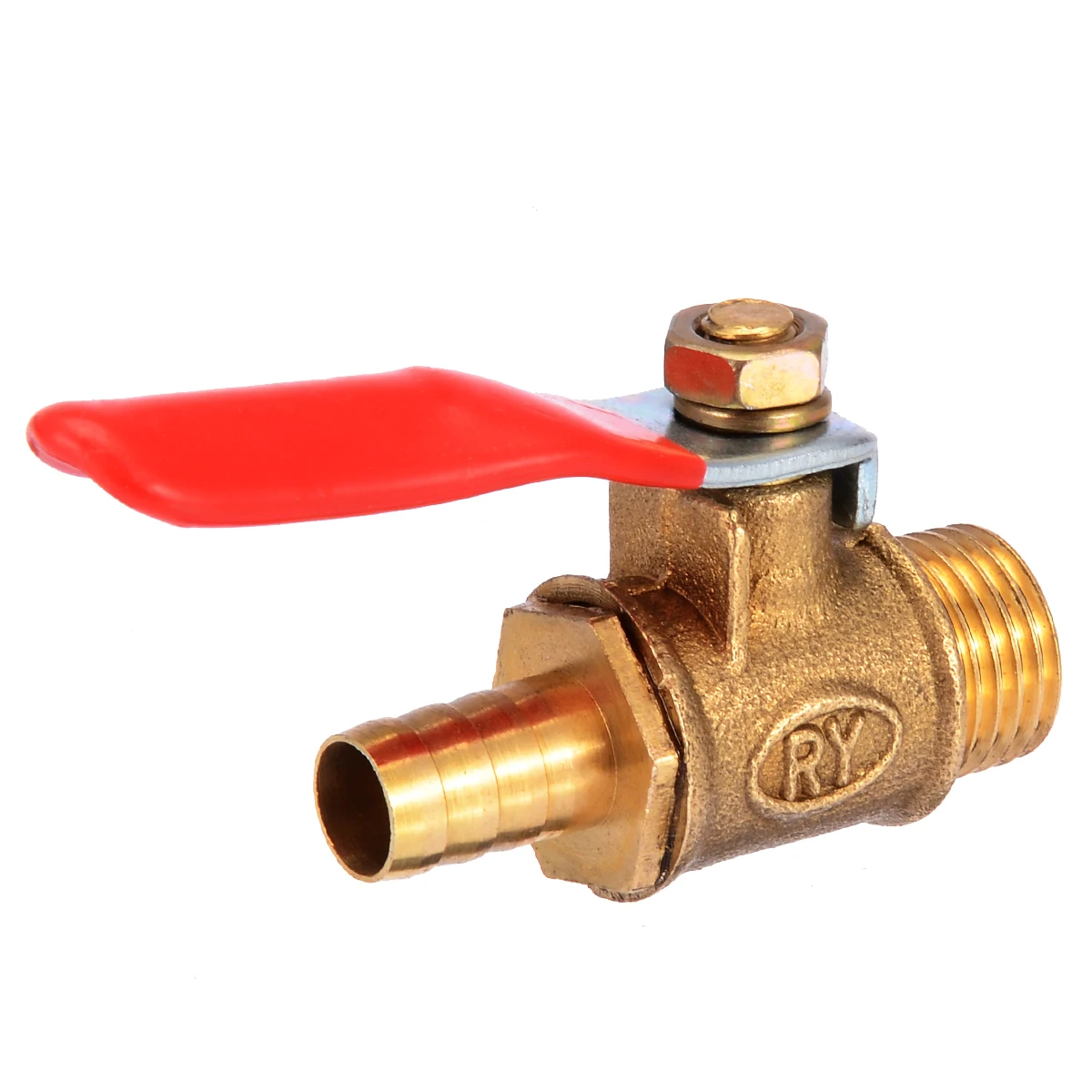 Pipe Ball Valve 1/4''  Male Threaded Brass Ball Valve Hose Lever Handle Metal Ball Valve For Hardware Plumbing Tools