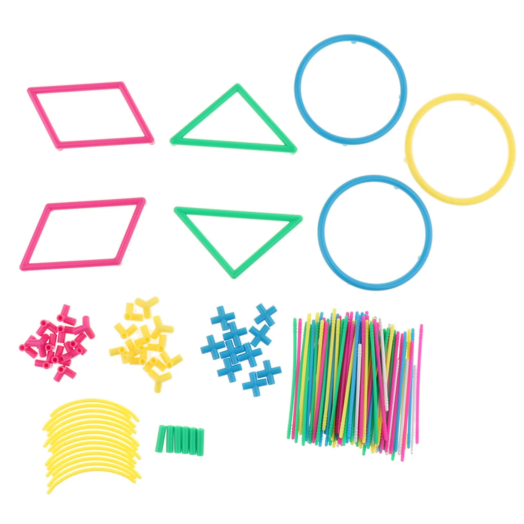 3D Geometric Model Building Assemble Kits Educational Toy for Math Geometry Taching Aids - Kid Student Supplies