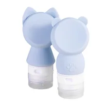 XUNZHE 1 шт., креативная силиконовая эмульсия с героями мультфильмов, заполняющие точки, портативный дорожный шампунь для душа, косметическая бутылка для хранения