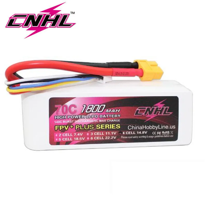 

CNHL G+PLUS 1800mAh 4S 14.8V 70C Lipo Battery