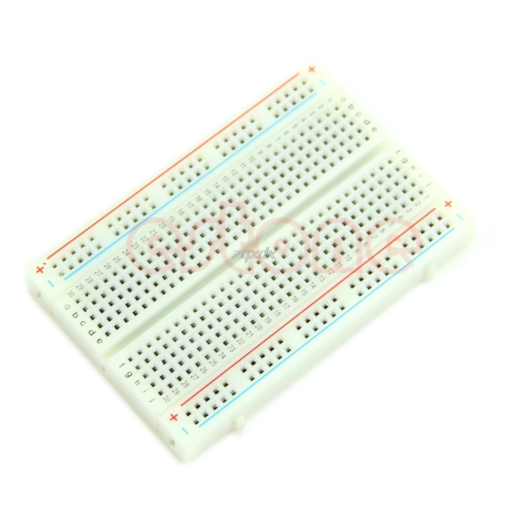 

Mini Breadboard Solderless Protoboard PCB Test Board 400 Contacts Tie Points Z10 Drop ship