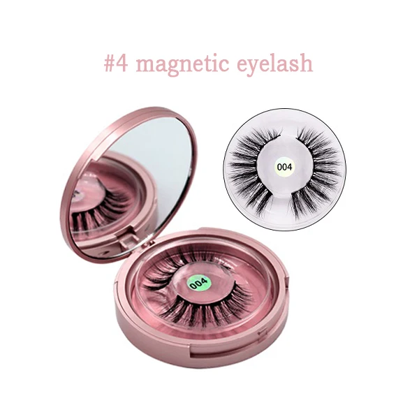 Модный Магнитный жидкий подводка для глаз и магнитный ненастоящий ресницы Водонепроницаемый долговечный карандаш для глаз Накладные ресницы - Цвет: magnetic eyelash 4