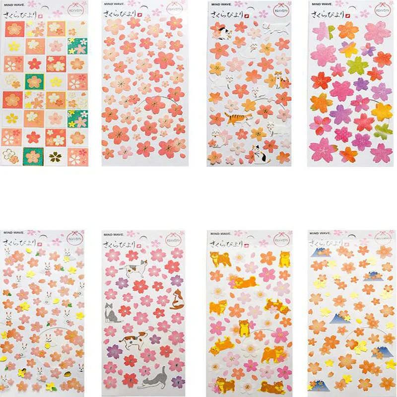 

1pc Beautiful Small Fresh Cherry Paper Decorative Stickers DIY Hand Account Album Album Diary Decorative Stickers (Style Random)