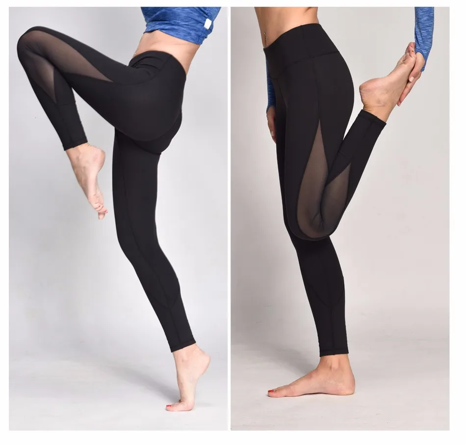 Collant de sport transprent noir Collant de sport transprent noir