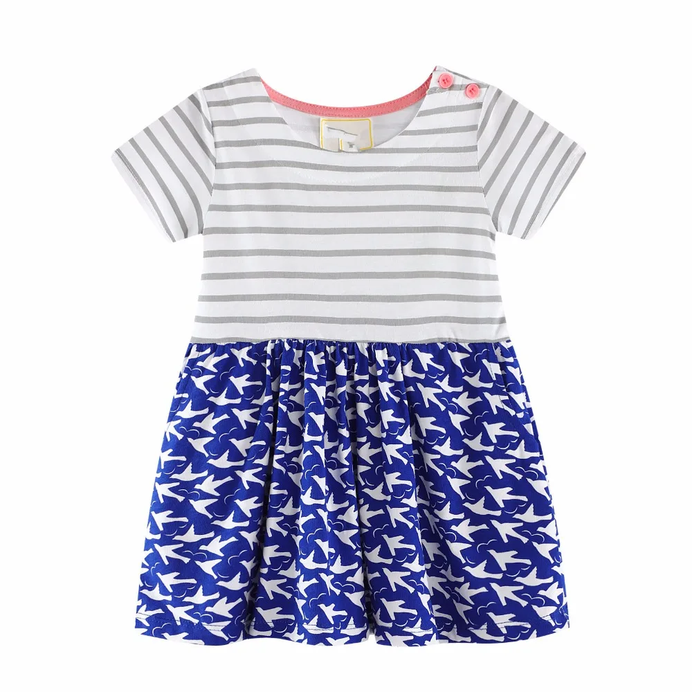

Girls Summer Dress 2018 Brand Animal Princess Dress Children Costume for Kids Clothes Baby Dress 1-6T YF017