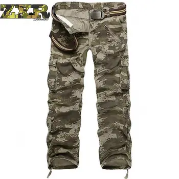 

City Tactical Cargo Pants Men Combat SWAT Army Military Pants Cotton Many Pockets Stretch Flexible Man Camouflage Casual Trouser