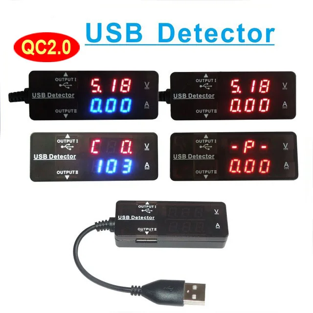 

USB tester DC Digital voltmeter amperimetro voltagecurrent meter ammeter detector power bank charger indicator Discharge Resiste