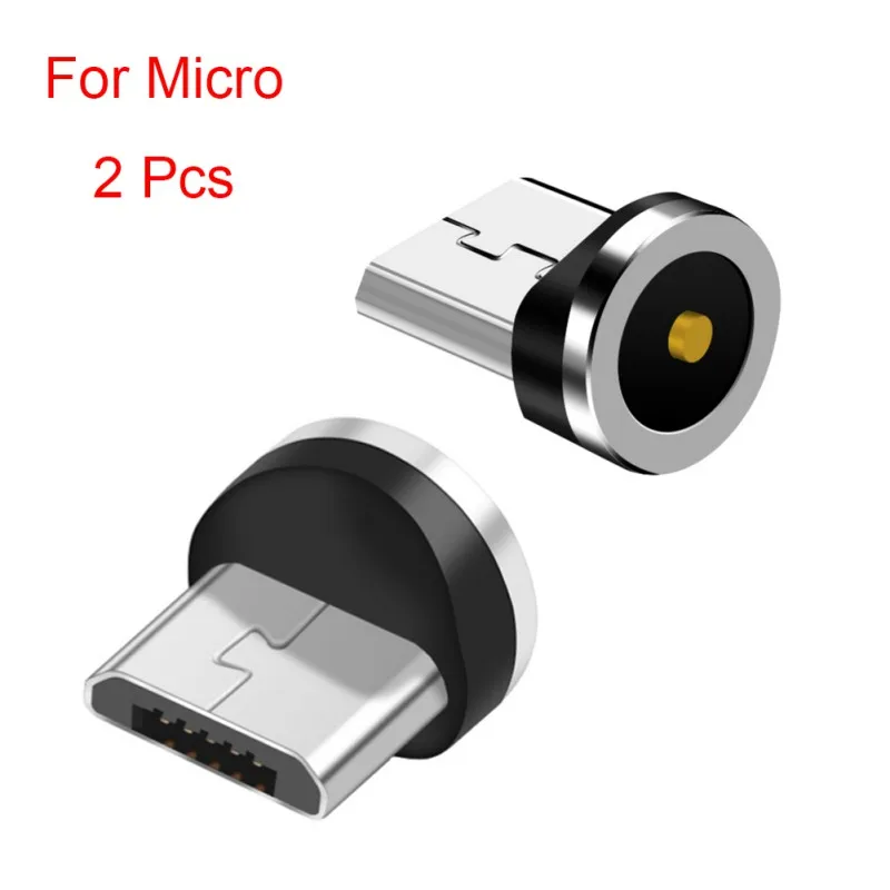 Micro USB разъем для samsung huawei Xiaomi Redmi LG iphone кабель, IOS штекер, type C штекер для магнитного кабеля - Цвет: Micro Plug 2