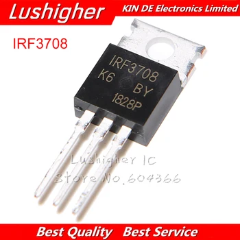 

10pcs IRF3708 TO-220 30V 62A New Original