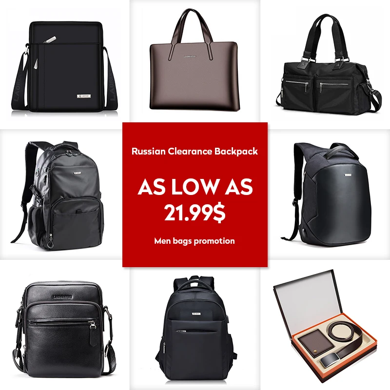 

LAORENTOU Men Backpack Laptop Travel Bag Multifunction Tote School Bag Shoulder Bags Canvas School Backpacks for Men