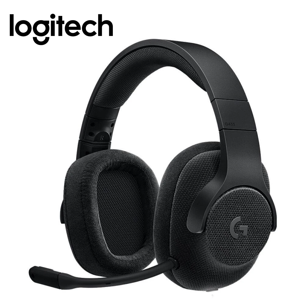 

Logitech G433 Wired 7.1 Sound Channel Gaming Headset With Mic For PUBG FPS Game Headphones For Laptop PS4 Xbox One VR PC Gamer