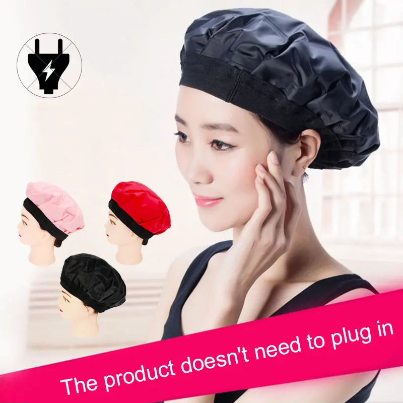 

2018 New Heating Hair Cap Mask Hot Oil DIY Thermal Cold Treatment Hair Styling Beauty Hair Care HB88