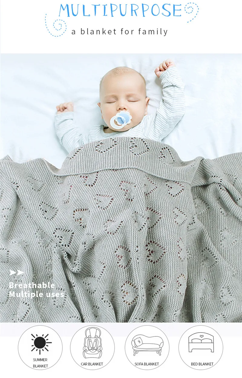 Одеяло для новорожденных теплое детское пеленание обертывание мягкое детское одеяльце для сна вязаный конверт постельный комплект коляска аксессуары