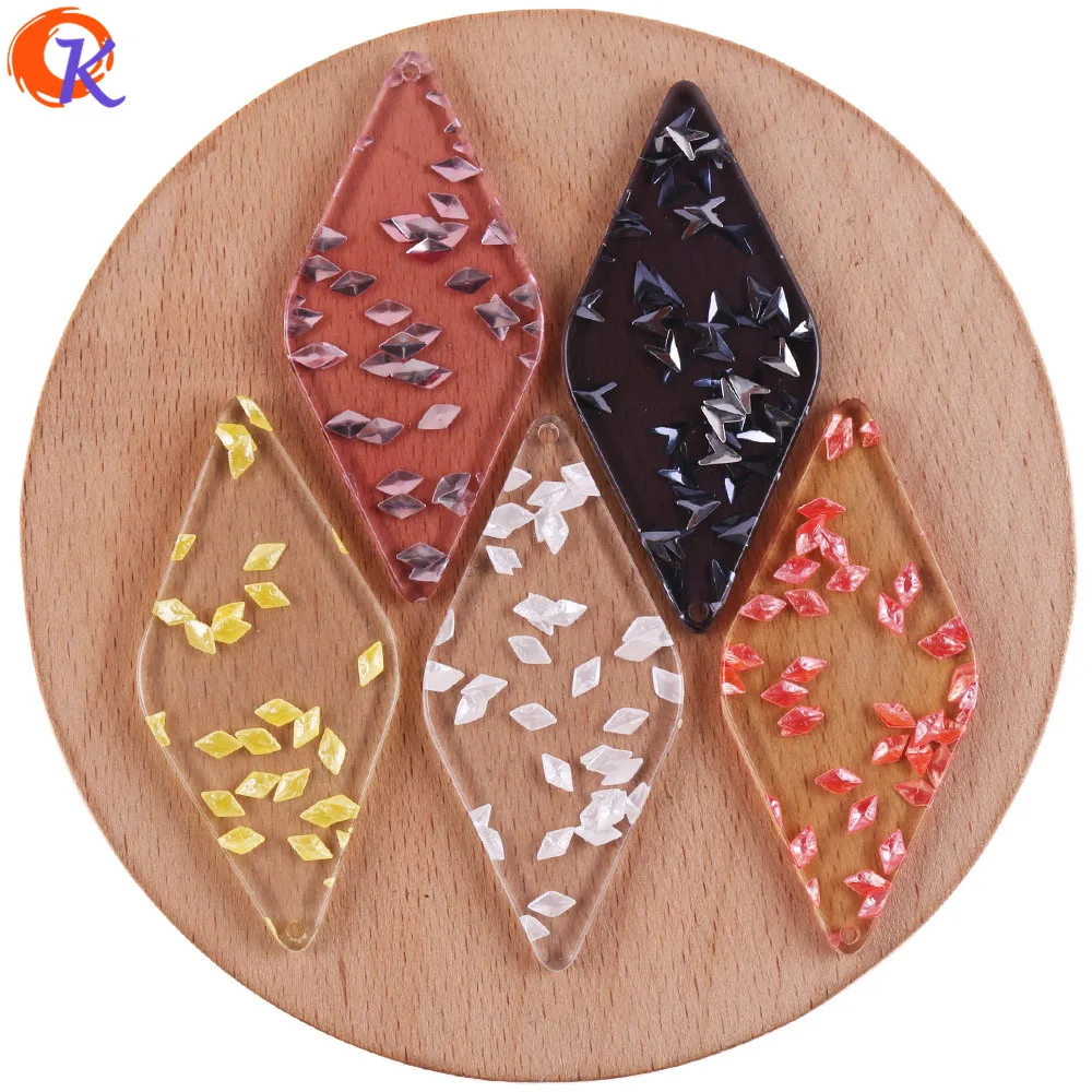 

Cordial Design 24*51MM 100Pcs Jewelry Accessories/Earring Connecotrs/Rhombus Shape/DIY Making/Hand Made/Earring Findings
