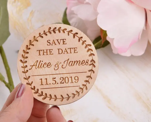 Wood Save The Date Heart Magnets Personalized Saved The Dates Wedding wood-save-the-date-heart-magnets-personalized-saved-the-dates-wedding