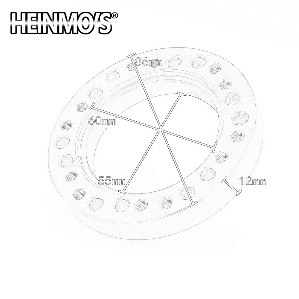 Entretoise De Moyeu De Volant En Aluminium 1 Po Pour Roues à 5 Ou 6