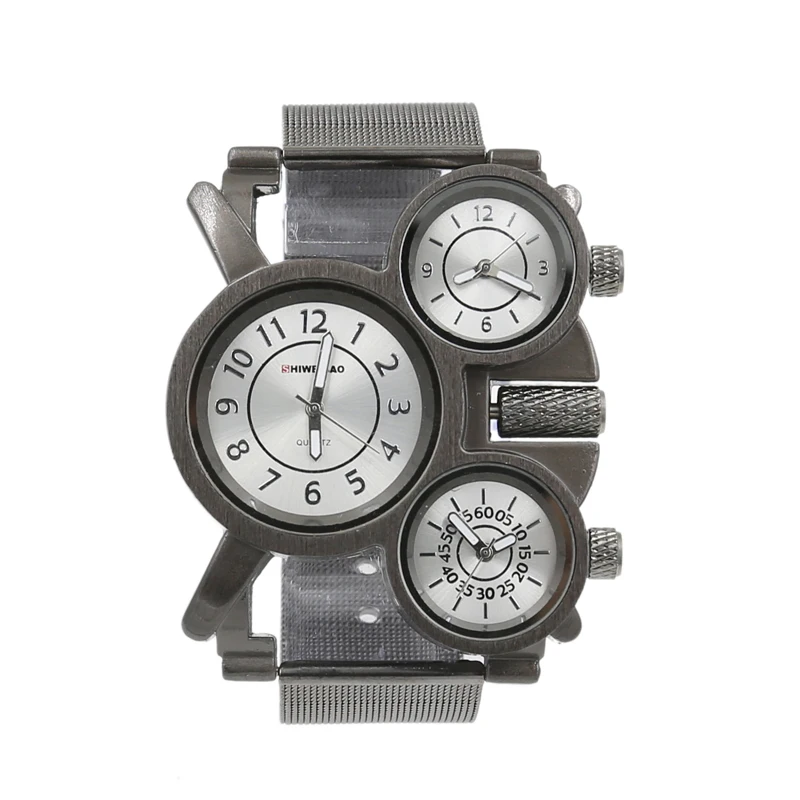 

2019 SHIWEIBAO Men Fashion Personality Business Stainless Steel Quartz Watches Multiple Movements Waterproof Relogio Masculino