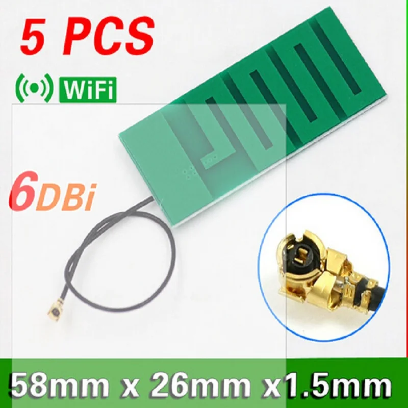 Антенна 2 4g 6 дби модуль wi-fi встроенная антенна PCB с высоким коэффициентом усиления