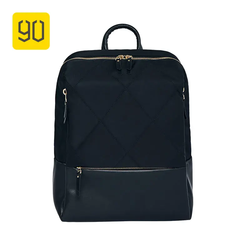  NINETYGO 90FUN Fashion Diamond Lattice Backpack 14 inch laptop Bags for Women Girls Ladies for Scho - 32828897443