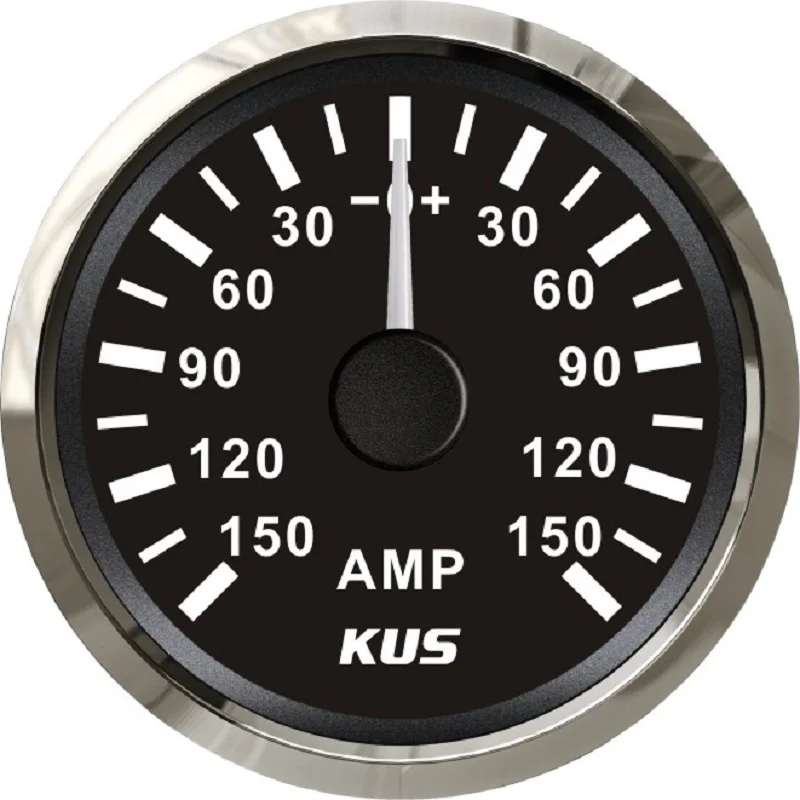 2'' 52mm Universal Car Black Analog AMPS Meter Ammeter 60 0 60A White