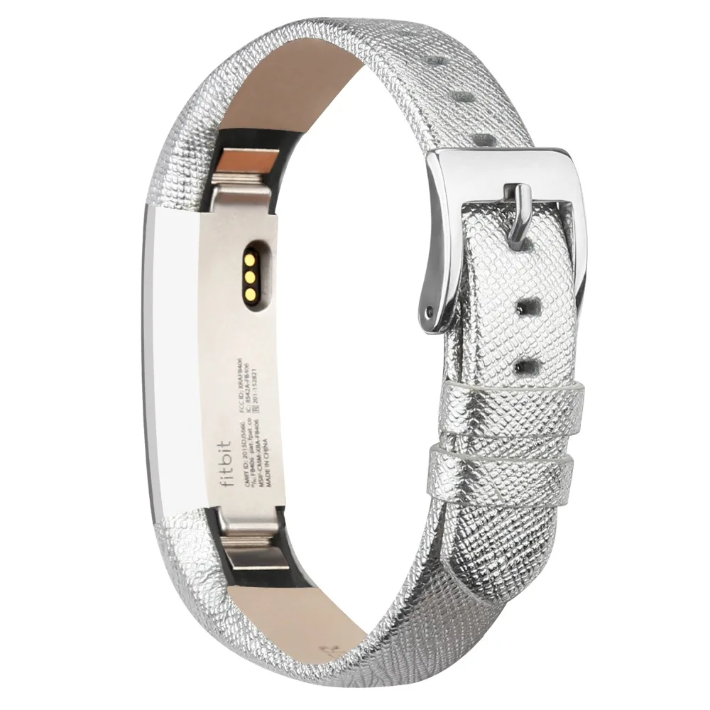 Сменный Ремешок Для Fitbit Alta HR кожаный ремешок золотого и серебряного цвета hr Bandje