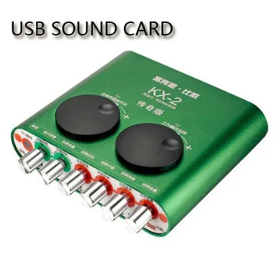 XOX KX 2 версия легендарный звуковая карта USB внешний поддержка динамический