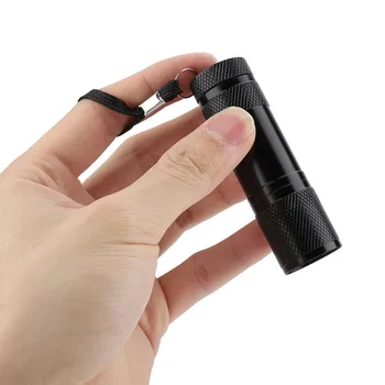 

9 LEDs UV Flashlight Torch Light 395nm Ultra Violet Light Blacklight UV Lamp Torch AAA Battery For Marker Checker Detection