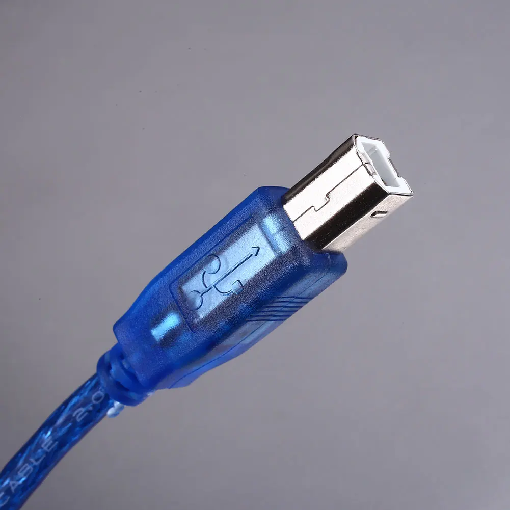 MVpower 30 см USB 2,0 Тип A папа в B папа принтер кабель-удлинитель конвертер для компьютеров/ПК/ноутбуков принтеры