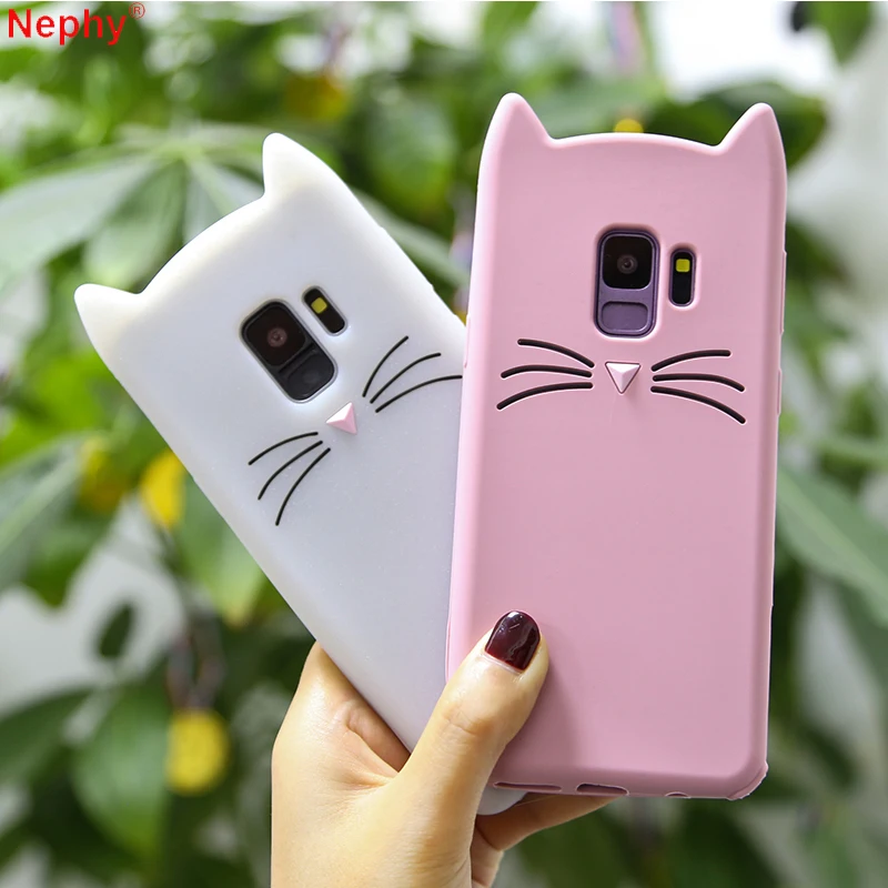 

Luxury Cat Lovely Case for Samsung S8 galaxy S9 Plus S6 Samsung S7 Edge J3 J5 J7 Pro 2016 2017 Silicone Cell Phone Cover Skin