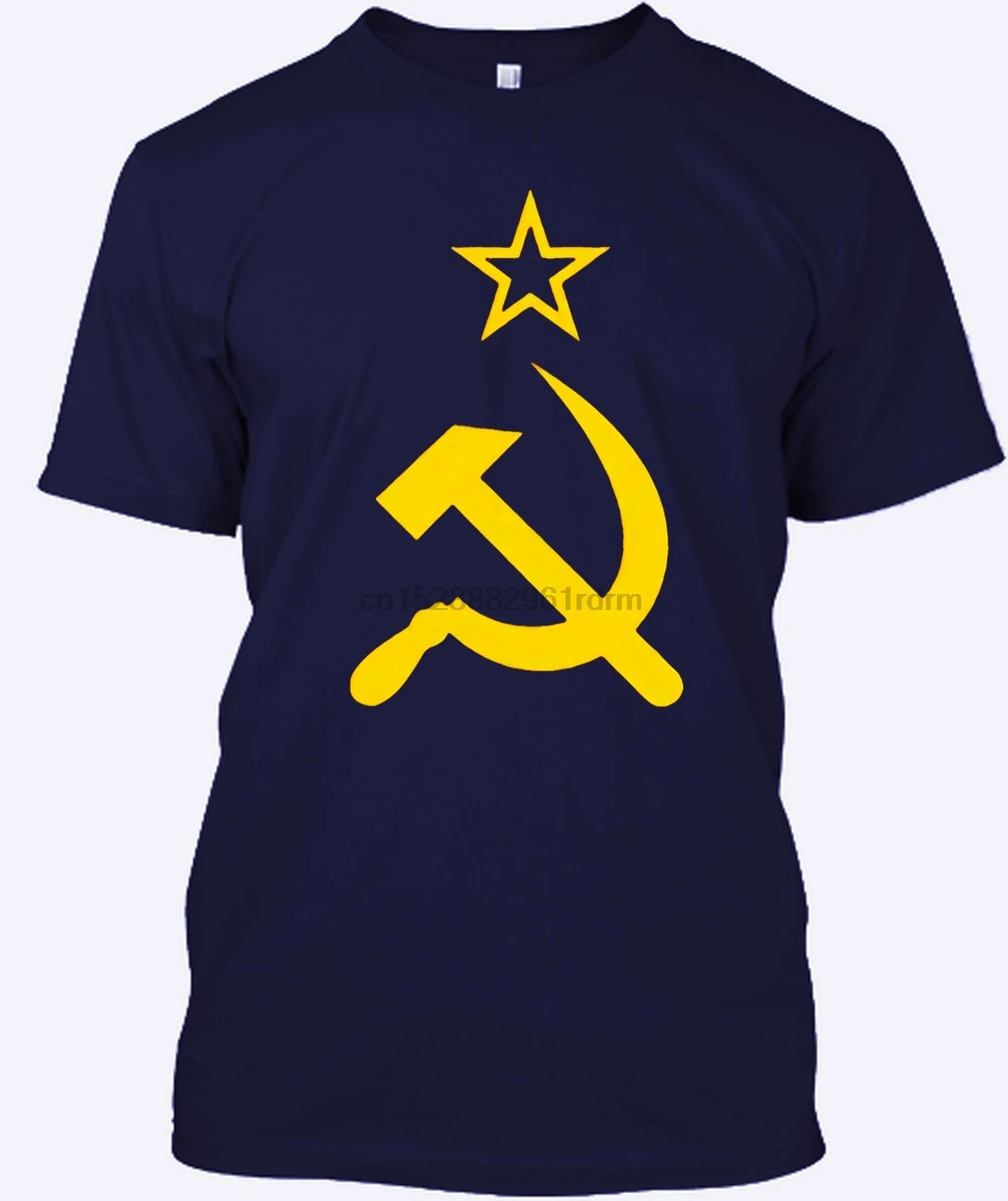 Советский флаг молот и серп коммунистический коммунизм футболка CCCP Homme 2018
