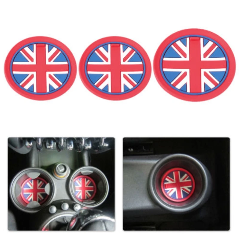 

Car Accessories 3pcs Anti-Slip Durable Rubber Cup Mat Pad Jack Union For Mini Cooper JCW R55 R56 R57 R58 R59 Car-Styling Covers