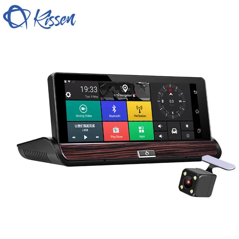 

Full HD 1080P 7" IPS 3G Wifi Car DVR Dash Camera Android 5.0 GPS Navigation Driving Video Recorder Bluetooth Dual Lens Dash cam