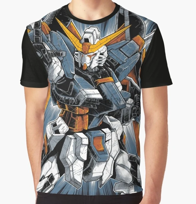 

All Over Print T-Shirt Men Funy tshirt Destiny Gundam Short Sleeve O-Neck Graphic Tops Tee women t shirt