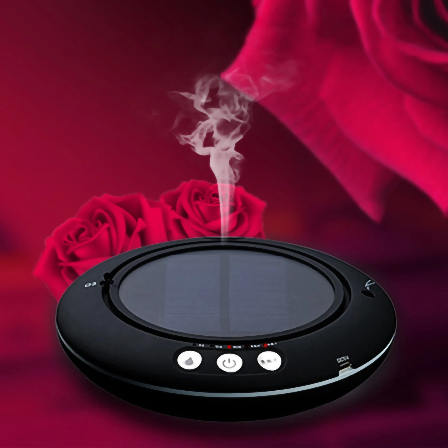 

Aroma Essential Oil Diffuser Ultrasonic Air Humidifier Car Solar Power Storage Negative Ion Purifier Mist Maker for Office Home