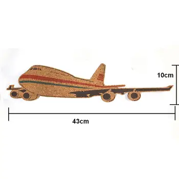 

Air Plane DIY Cork Board Bulletin Board Message Board Soft Wood Wall Board Printed Cork Wood With Sticker