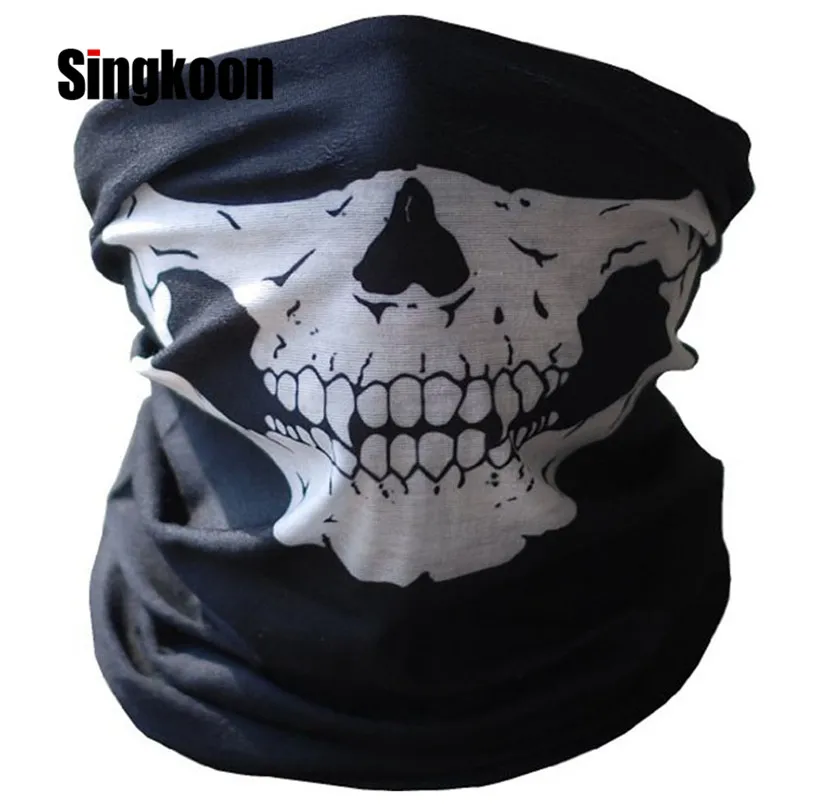 

Black Motorcycle Face Shield Sun Mask Balaclava Festival Sparty Scarf Outdoor Ride Bandanas Sport Motorbike Scarves shield
