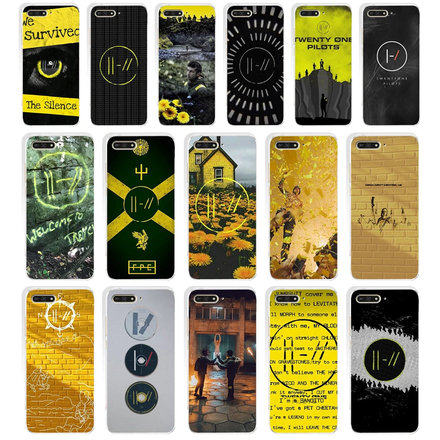 

280WE Twenty One Pilots 21 Pilots Soft Silicone Tpu Cover Case for huawei Honor 7a pro 7x 7c Nova 2i 3 3i p smare