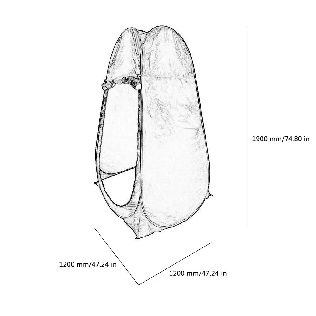 Уличная палатка для кемпинга, пеленальная палатка для ванной, душевая палатка для пляжной рыбалки