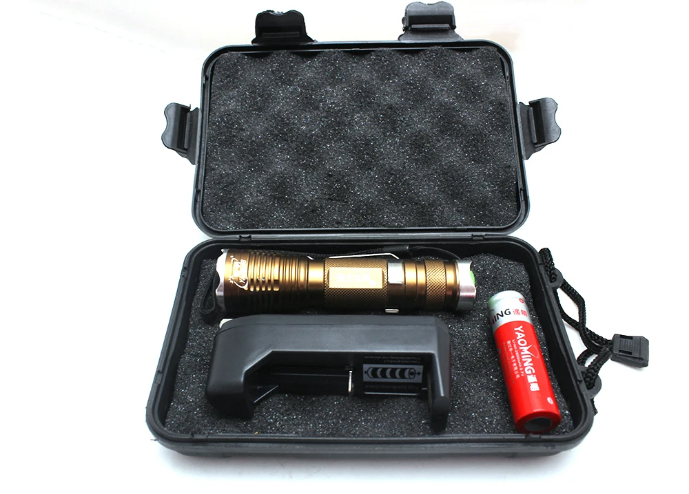 3800 lumens CREE XML T6 led mini flashlight police portable