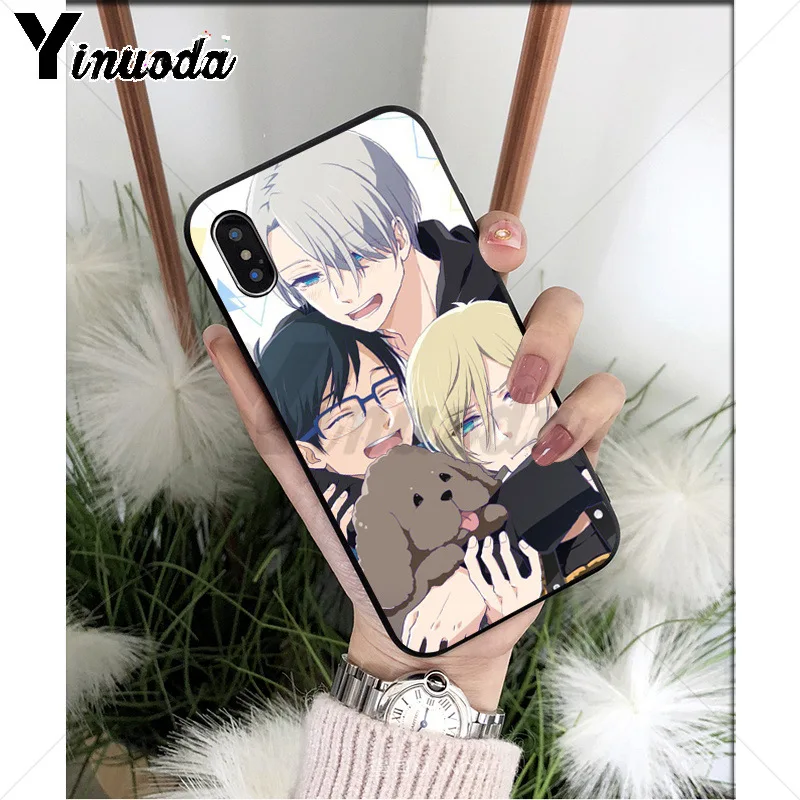 Yinuoda Anime Yuri on ice TPU Soft Phone Accessories Cell Phone Case for iPhone 8 7 6 6S Plus X XS MAX 5 5S SE XR Cellphones Yinuoda Anime Yuri on ice TPU Soft Phone Accessories Cell Phone Case for iPhone 8 7 6 6S Plus X XS MAX 5 5S SE XR Cellphones