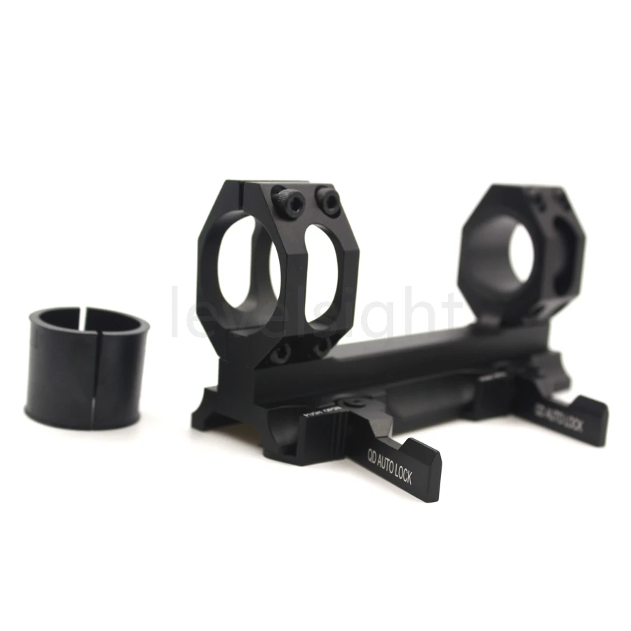 Günstige Zielfernrohrmontage 25,4mm 30mm Weber picatinny schiene umfang Ringe Erweiterte Cantilever QD Halterungen Basen Mit Auto Lock Jagd