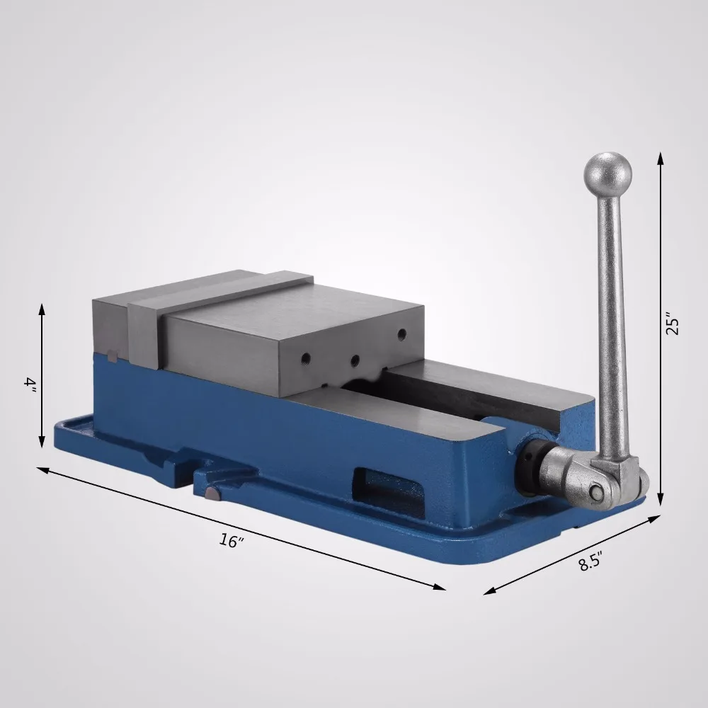 Accurate clamping vise Lock Vise with 6 Inch Jaw Width Milling Drilling