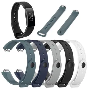 

TPE 3D Pattern Watchband Wrist Strap Buckle for Fitbit Inspire/Inspire HR S Watch Wirst Strap Replacement for Fitbit Inspire S/L