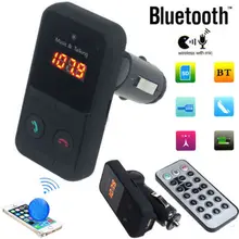 Беспроводной Bluetooth ФМ-радио с ЖК-экраном модулятор USB Автомобильный MP3-плеер SD Пульт дистанционного управления