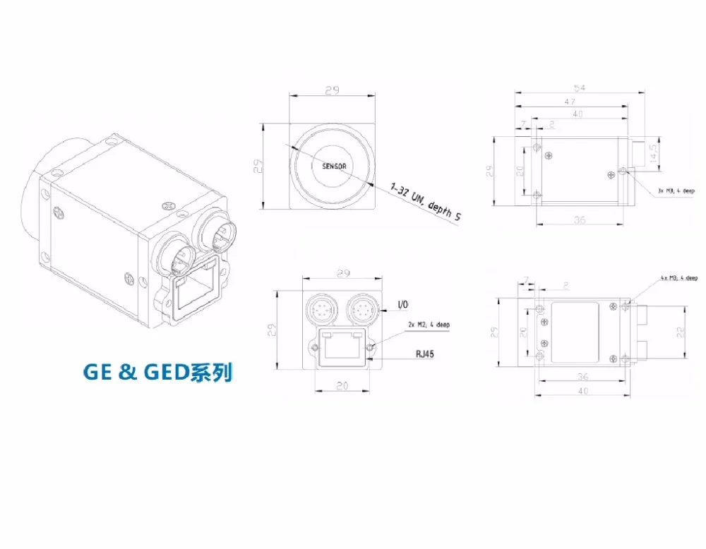 GIGE промышленный цвет камеры 1.30MP Центральный затвор 91 кадров поддержка halcon labview Windows Linux Mac OS