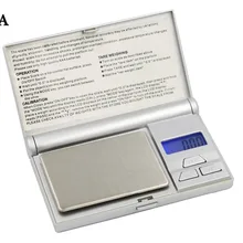 Цифровые карманные весы портативные ЖК-электронные ювелирные весы золотые алмазные травы весы для багажа 200 г/500 г 0,01 г